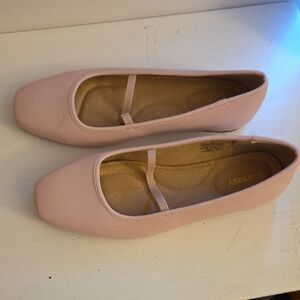 Old Navy Women's Blush Square-Toe Flats